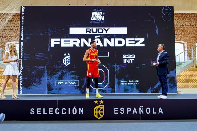 El jugador de la selección española Rudy Fernández.