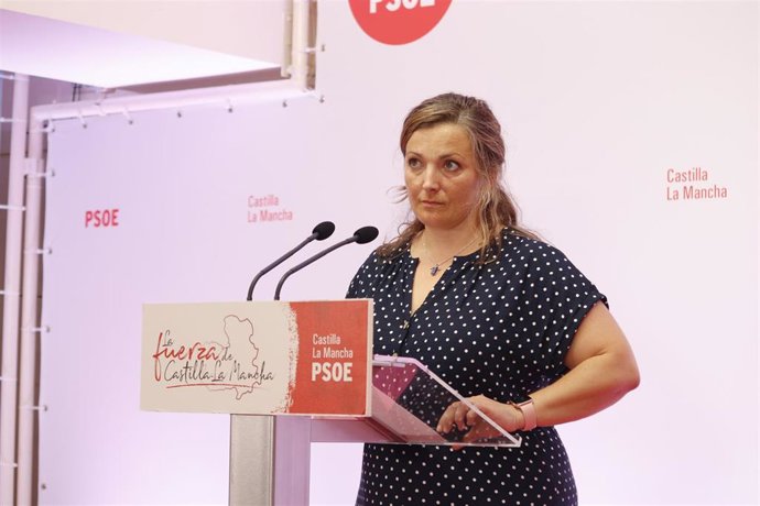 La diputada del grupo socialista en las Cortes de Castilla-La Mancha Charo García