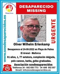 Buscan a un hombre de 61 años desaparecido en Playa de Palma desde el 24 de junio