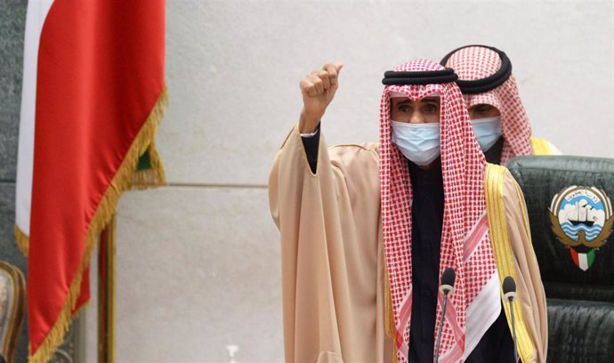 El emir de Kuwait, el jeque Nauaf al Ahmed al Sabá