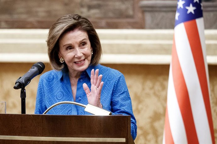 Archivo - Arxiu - La presidenta de la Cambra de Representants d'EUA, Nancy Pelosi