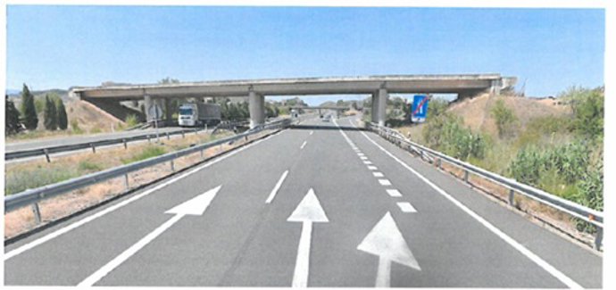 Vista del paso superior