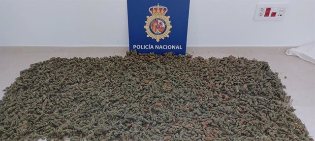 Incautación de seis kilos de 'cogollos' de marihuana