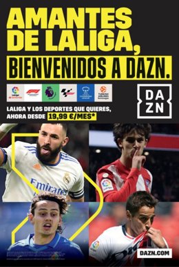 Campaña de marketing de DAZN 'Amantes de LaLiga, bienvenidos a DAZN'