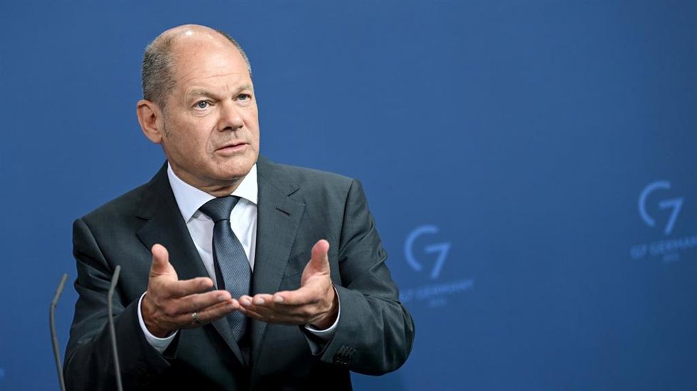 El canciller alemán, Olaf Scholz