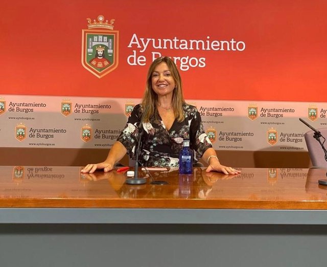 La Portavoz Del Grupo Municipal Popular Del Ayuntamiento De Burgos, Carolina Blasco.
