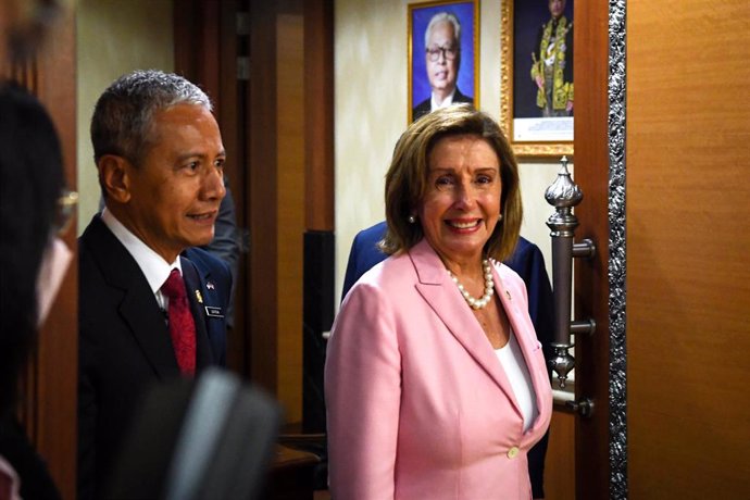 La presidenta de la Cámara de Representantes de EEUU, Nancy Pelosi.