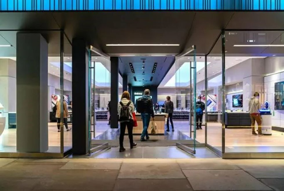Un establecimiento de Samsung - Archivo