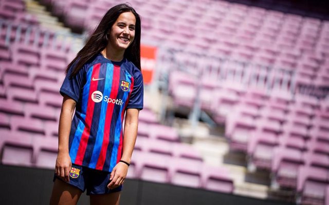 La nueva jugadora del FC Barcelona Femení Nuria Rábano