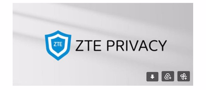 Logotipo del certificado de seguridad ZTE Privacy