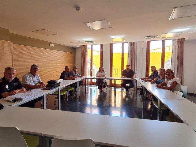 El Govern y el Ayuntamiento de Sant Llorenç abordan medidas preventivas ante episodios de riesgo de inundaciones.