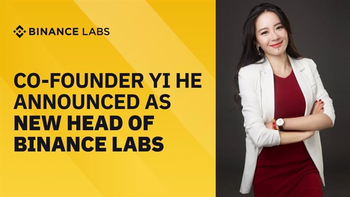 La nueva responsable de Binance Labs, Yi He.