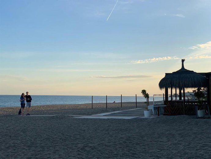 Archivo - Playa de Mijas (Málaga)
