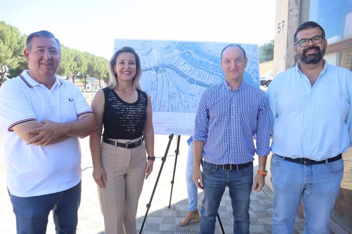 La alcaldesa, Ana Isabel Jiménez, en la presentación de la nueva obra de Alcalá