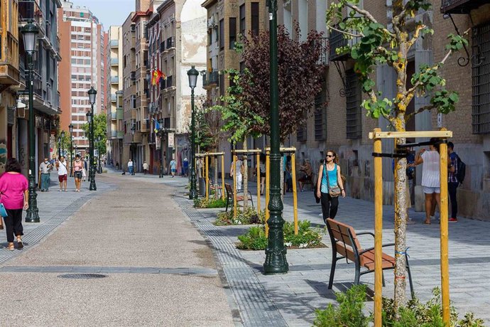 La reforma de la calle Predicadores la ha convertido en una avenida completamente accesible. 