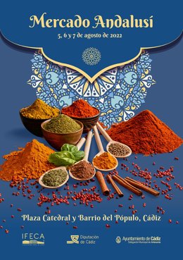 El barrio del Pópulo y la plaza de la Catedral acogen desde este viernes la XIII edición del Mercado Andalusí.