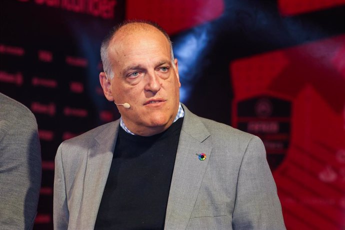 Archivo - Javier Tebas, presidente de LaLiga