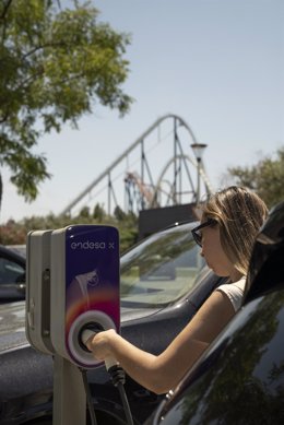 Endesa hace para PortAventura uno de los mayores hubs de recarga para coche eléctrico en un resort en Europa