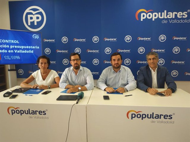 Parlamentarios nacionales del PP por Valladolid denuncian la escasa ejecución presupuestaria del Ejecutivo de Sánchez en la provincia en 2022