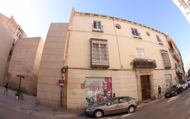 Palacio del Marqués de Valdeflores en calle Carretería de Málaga capital, que la Diputación rehabilitará