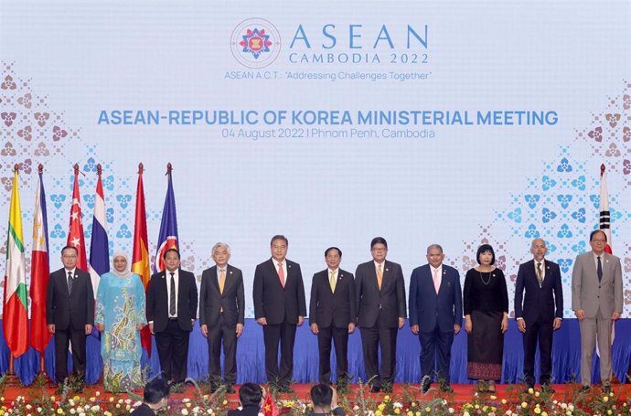 Imagen de archivo de los ministros de Exteriores de la ASEAN.