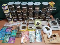 Desmantelada una asociación cannábica en Isla Cristina (Huelva) con cinco detenidos y una persona investigada