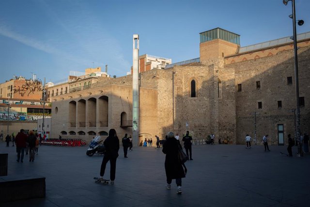 Archivo - Plaça del Museu d'Art Contemporani de Barcelona (Macba)