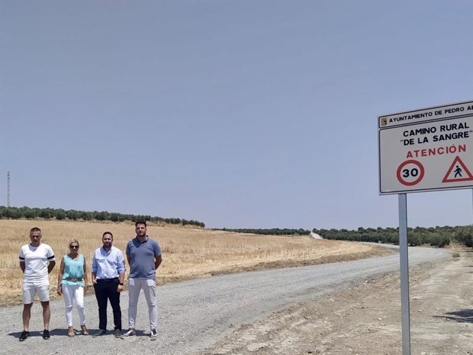 Visita al camino 'De la Sangre' en Pedro Abad.
