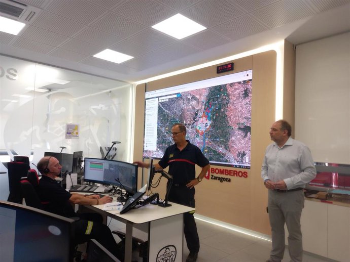 El cuerpo de Bomberos de Zaragoza estrena su nuevo centro de comunicaciones