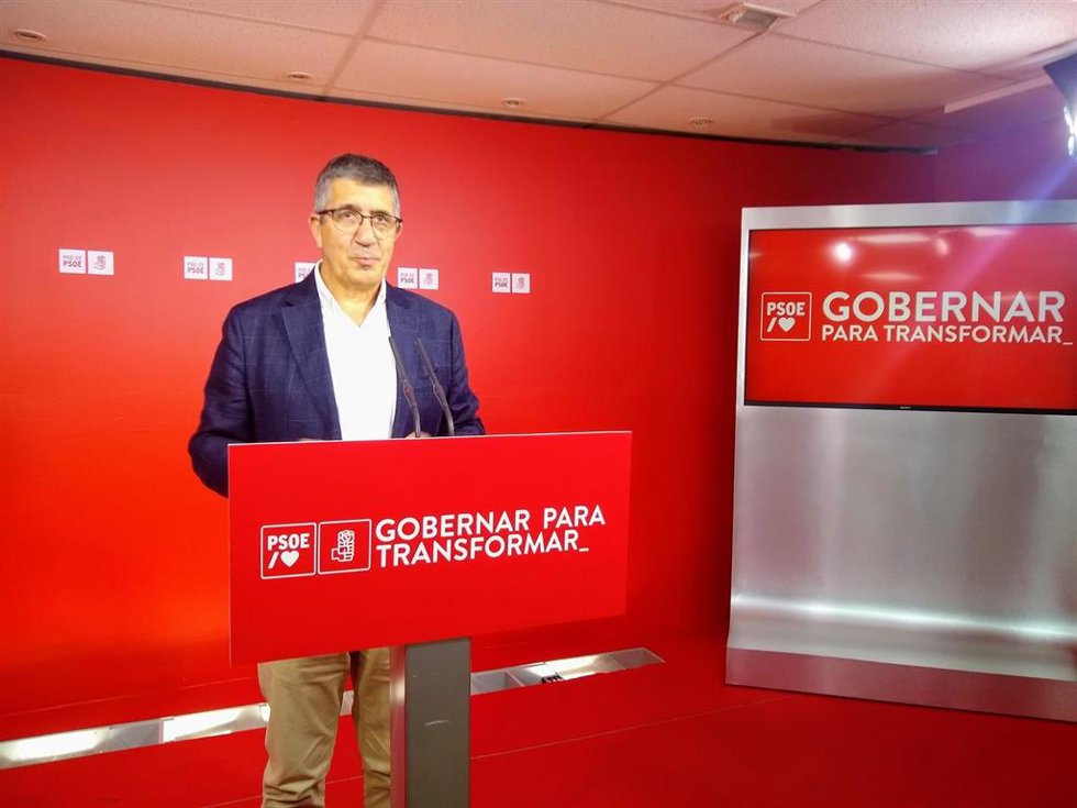 El portavoz del Grupo Socialista en el Congreso, Patxi López.