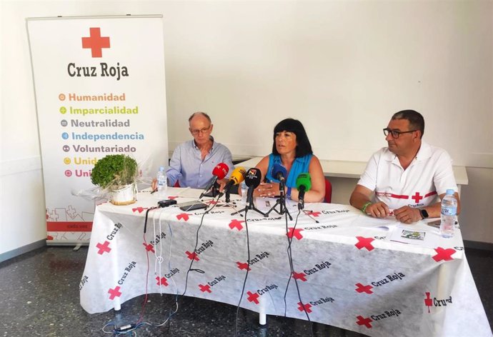 Presentación del dispositivo sanitario de Cruz Roja para las Fiestas de San Lorenzo