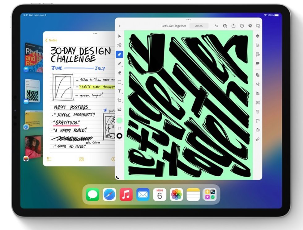 Representación gráfica de la nueva gran actualización de 'software' de las tabletas de Apple, iPadOS 16.