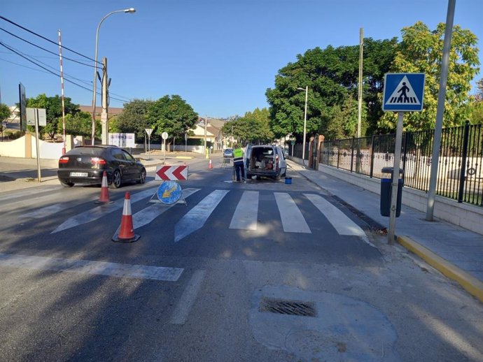 Trabajos geotécnicos del proyecto de obra de mejora de accesos a La Rambla por la A-3133.