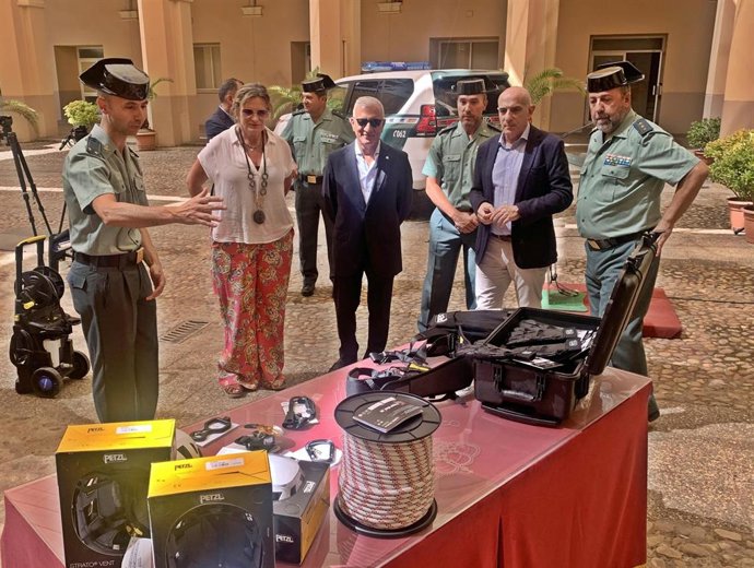 El presidente de la CHG y la delegada del Gobierno en Extremadura en un acto en Badajoz