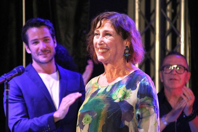 Archivo - La actriz Veronica Forqué en el Festival Internacional de Cine Bajo la Luna - Islantilla Cinefórum.