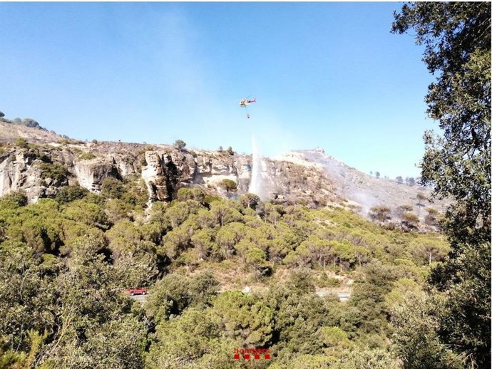 Incendi en L'Alforja (Tarragona)