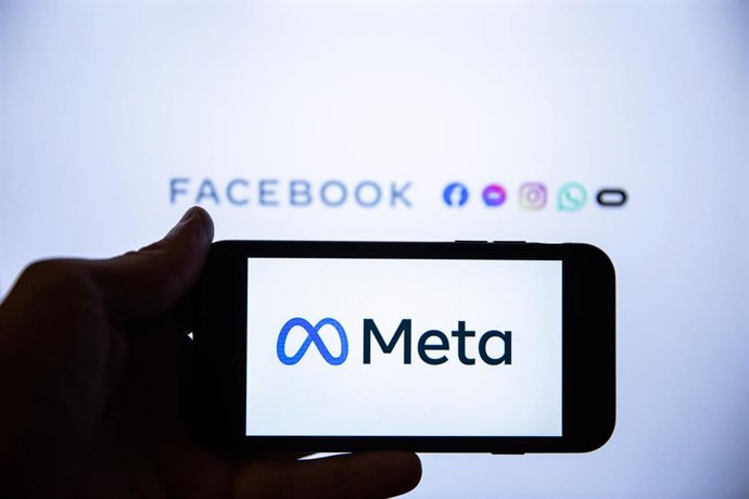 28 July 2022, Turkey, ---: The logo of Facebook parent company Meta is displayed on the screen of a smartphone. Photo: Onur Dogman/SOPA Images via ZUMA Press Wire/dpa