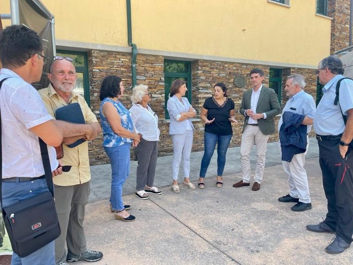 Ángeles Vázquez este jueves en Folgoso do Courel.