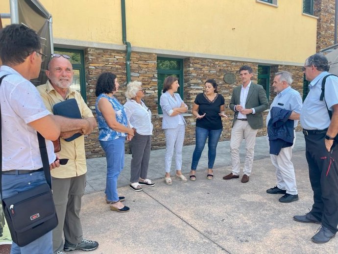 Ángeles Vázquez este jueves en Folgoso do Courel.