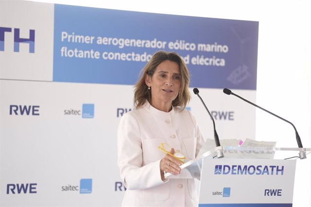 La vicepresidenta tercera del Gobierno y ministra para la Transición Ecológica y el Reto Demográfico, Teresa Ribera, a 20 de julio de 2022, en Bilbao, País Vasco (España). 