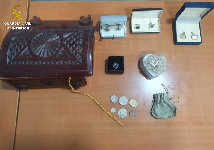 Efectos sustraídos en un robo