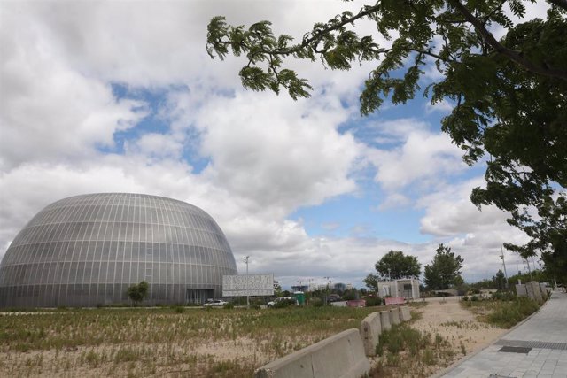 Archivo - Terrenos en Valdebebas, próximos a la Ciudad de la Justicia, en los que se prevé que en los próximos días comience la construcción del nuevo hospital de pandemias de la Comunidad de Madrid. El centro tendrá una superficie de 40.000 metros cuadra