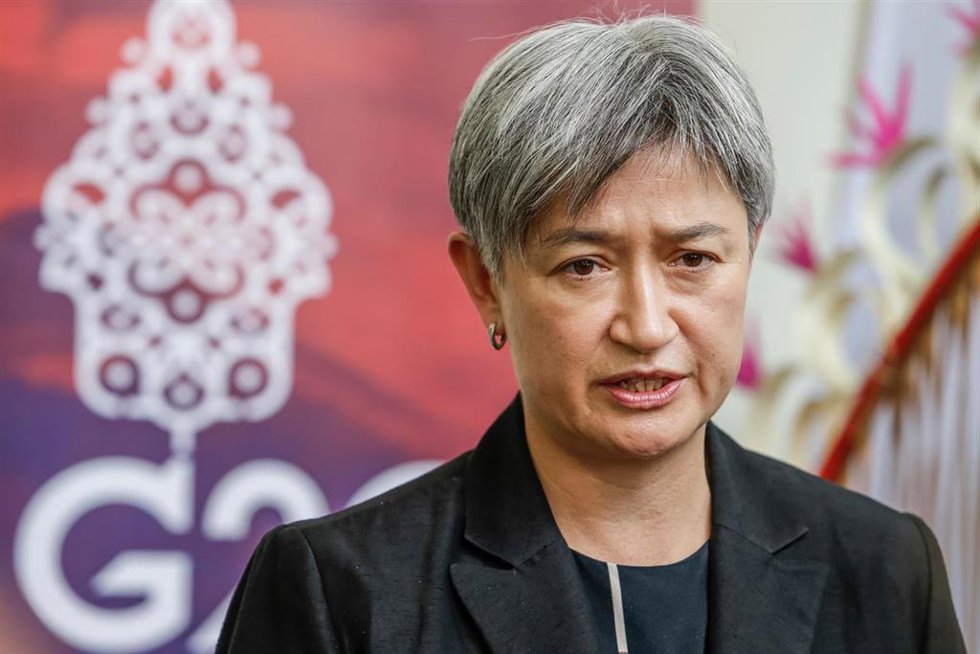 La ministra de Exteriores de Australia, Penny Wong.