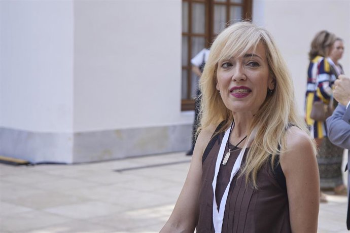 La secretaria general de UGT en Andalucía, Carmen Castilla, en una foto de archivo.