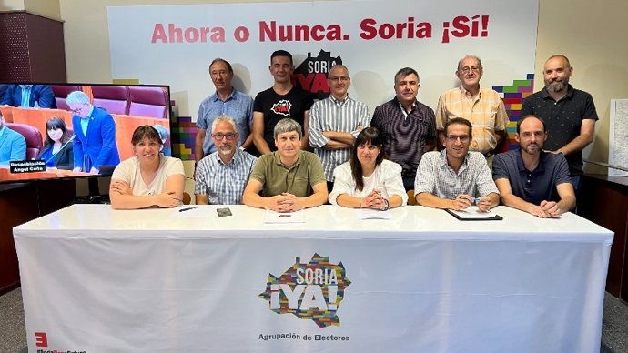 Procuradores y miembros de Soria ¡YA! anuncian su registro como agrupación política