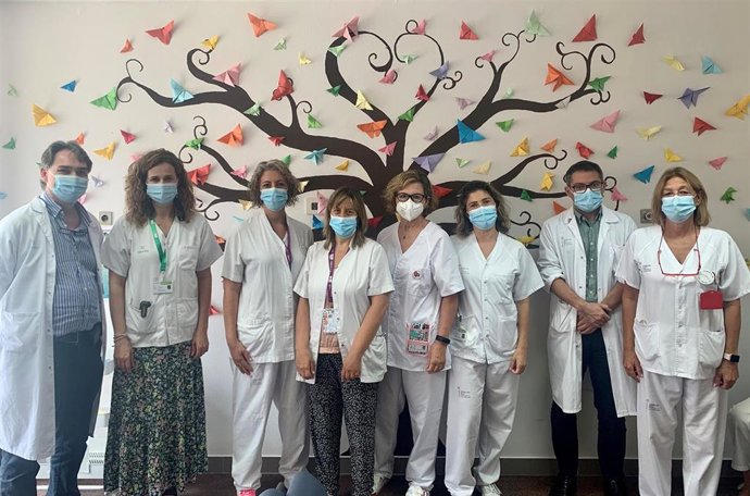 El grupo de profesionales del Hospital de Dia Oncohematológico de Son Lltzer.