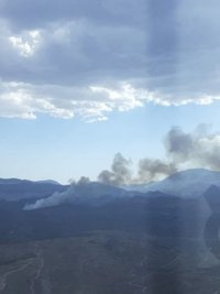 La Junta cifra en unas 550 hectáreas la superficie afectada por el fuego en el incendio de Jódar