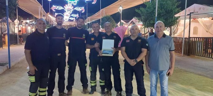 Homemaje a los bomberos de la provincia de Sevilla en El Ronquillo