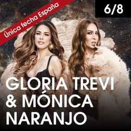 Cartel de Gloria Trevi y Mónica Naranjo en Starlite