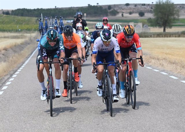 La escapada del día en la cuarta etapa de la Vuelta a Burgos 2022, disputada entre Torresandino y la Ciudad Romana de Clunia